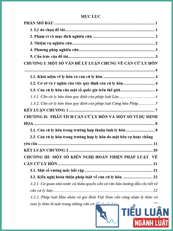 [Tiểu luận 2022] Phân tích căn cứ ly hôn và cho ví dụ minh họa