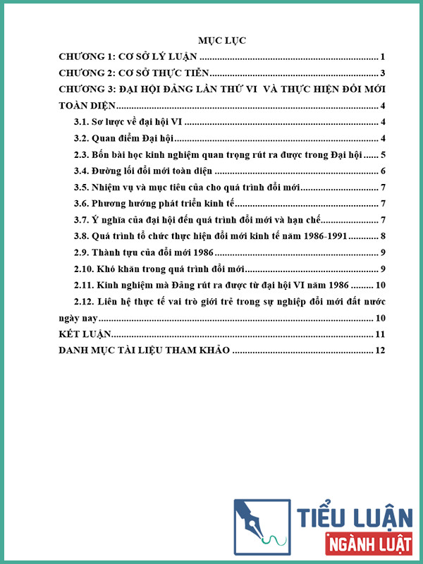 [Tiểu luận 2022] Phân tích những tiền đề lý luận và thực tiễn giúp Đảng quyết định tiến hành đổi mới đất nước vào năm 1986 (Bài 2)