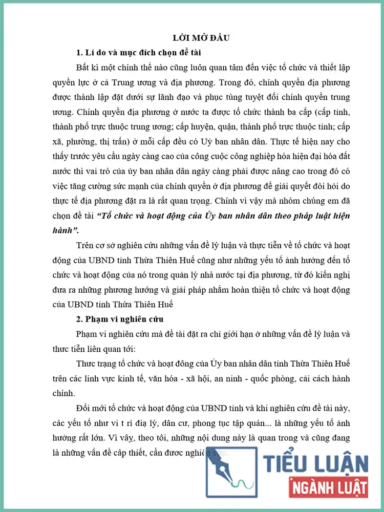 to chuc va hoat dong cua uy ban nhan dan theo phap luat hien hanh tu thuc tien thua thien hue 3