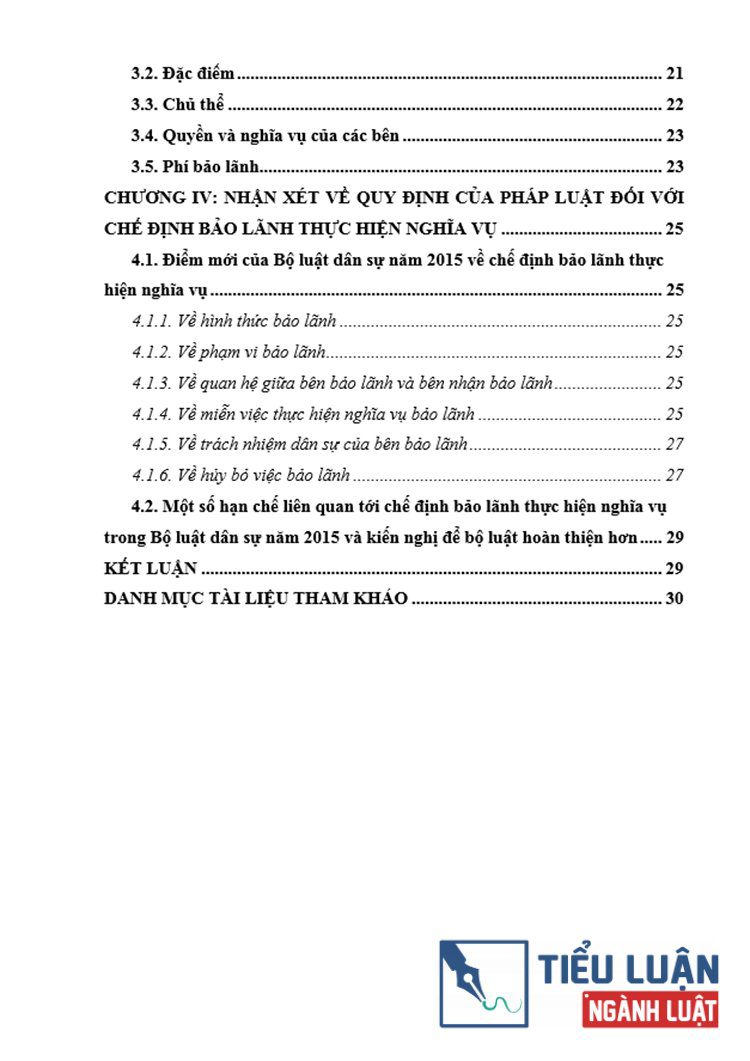 B0137 bao lanh thuc hien nghia vu theo quy dinh cua bo luat dan su nam 2015 3