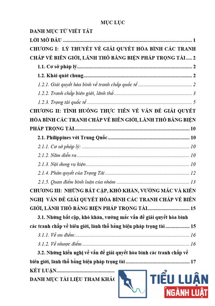 B0169 giai quyet hoa binh cac tranh chap ve bien gioi lanh tho bang bien phap trong tai 2