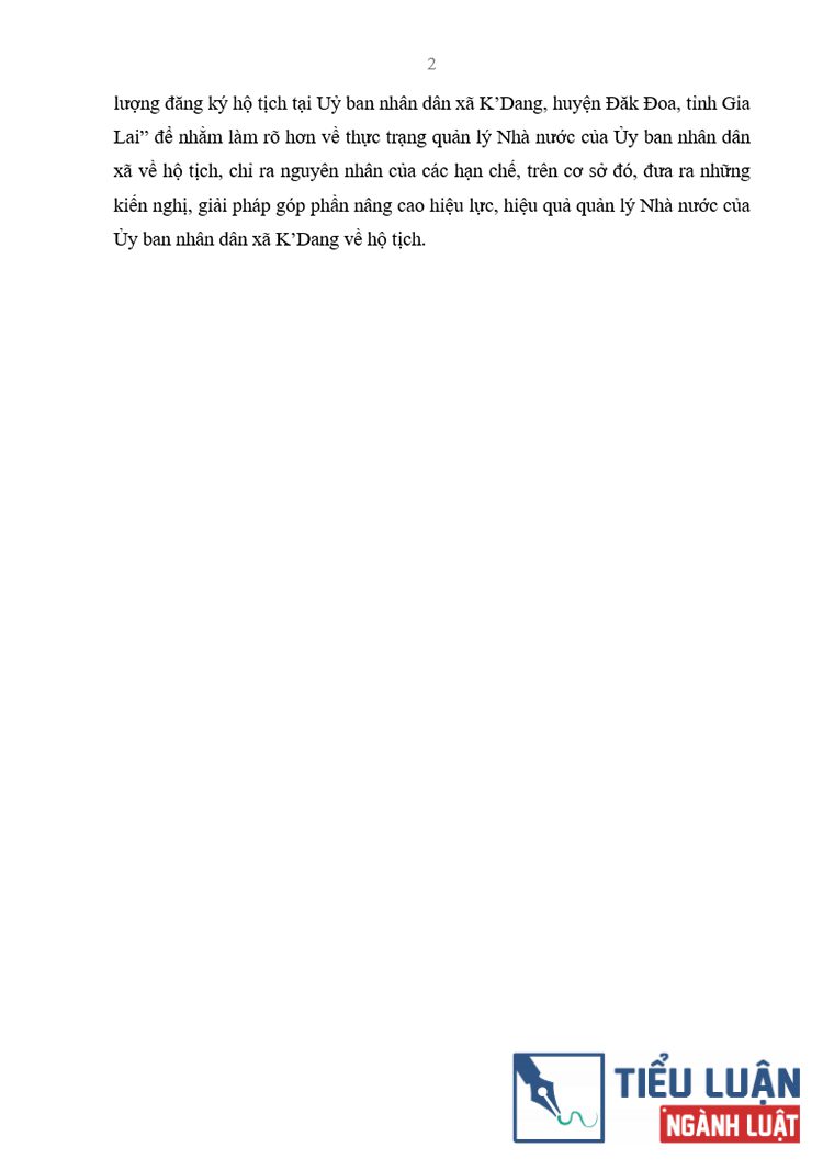 B0205 thuc trang va giai phap nang cao chat luong dang ky ho tich tai uy ban nhan dan xa 4