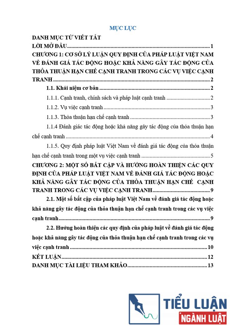 phap luat ve danh gia tac dong hoac kha nang gay tac dong 2