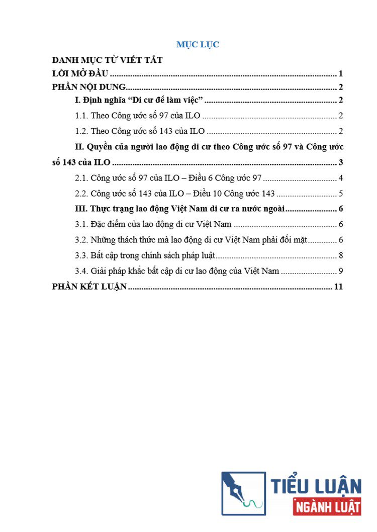 quyen cua nguoi lao dong di cu theo cong uoc 97 va 143 cua ilo 2