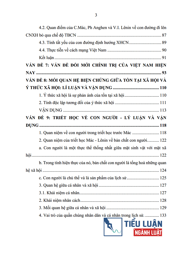 de cuong on tap mon triet hoc 3