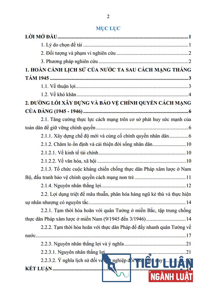 duong loi xay dung va bao ve chinh quyen cach mang cua dang 1945 1946 2