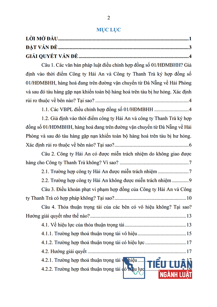 giai bai tap tinh huong luat thuong mai 2
