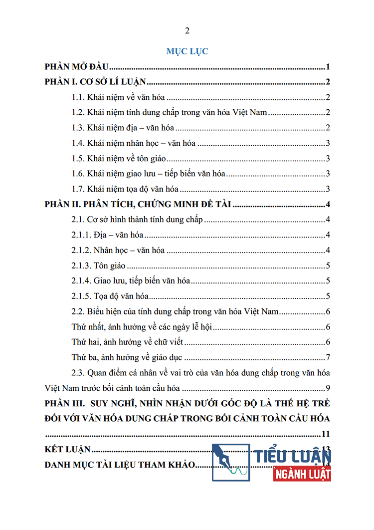 hay phan tich co so hinh thanh va bieu hien cua tinh dung chap trong van hoa viet nam 2