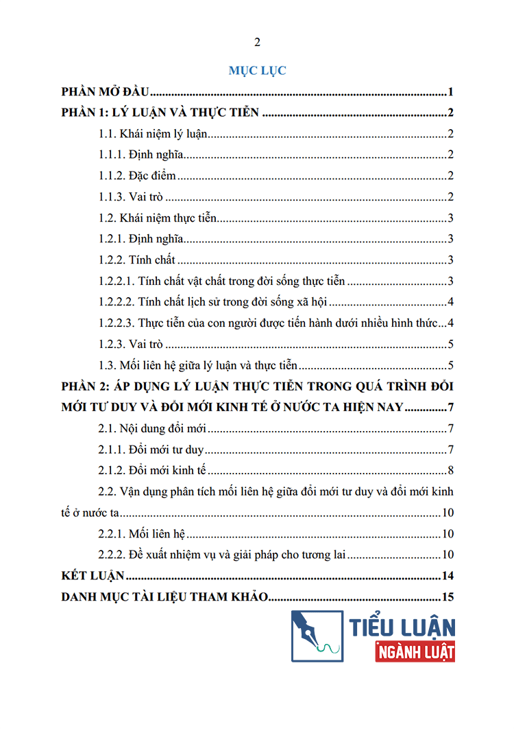moi lien he giua ly luan va thuc tien va van dung phan tich moi lien he giua doi moi tu duy voi doi moi kinh te 2