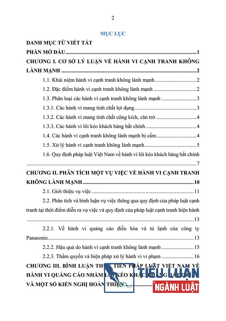 phan tich mot vu viec thuc tien ve hanh vi quang cao nham canh tranh khong lanh manh bai 2 2