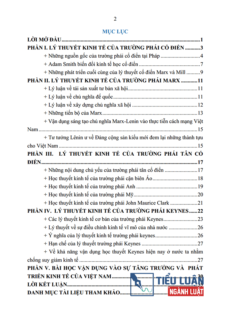 phan tich su tien bo trong ly thuyet kinh te hien dai van dung vao nen kinh te viet nam 2