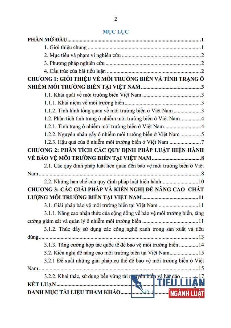 phan tich tinh trang o nhiem moi truong bien o viet nam 2