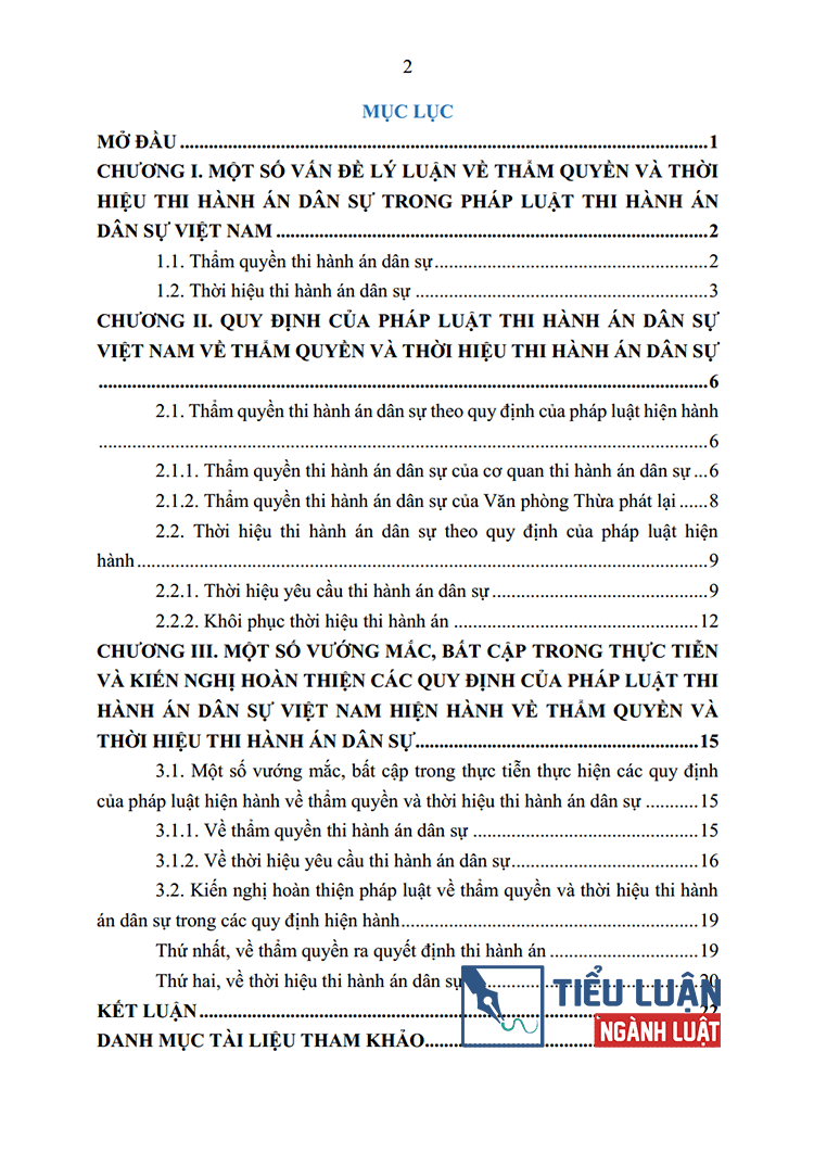 phap luat thi hanh an dan su ve tham quyen va thoi hieu thi hanh an dan su 2