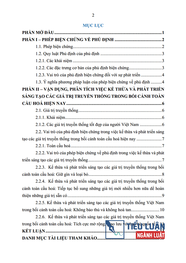 phep bien chung ve phu dinh va van dung phan tich viec ke thua va phat trien sang tao gia tri truyen thong bai 11 2