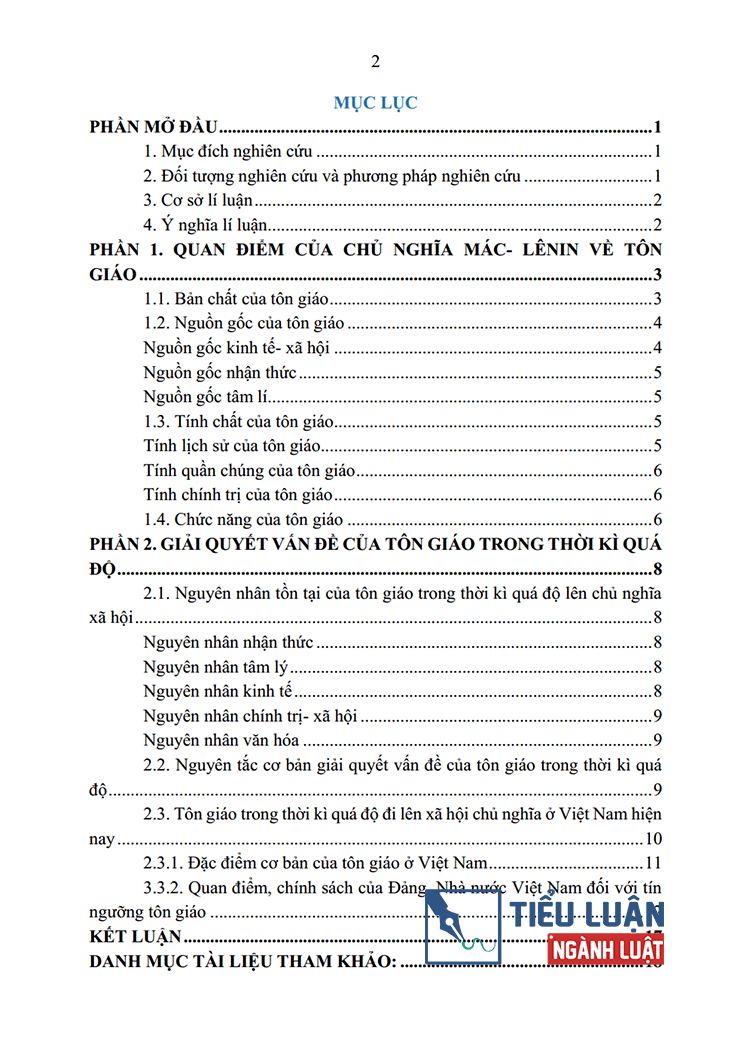 quan diem chu nghia mac le nin ve ton giao va giai quyet van de ton giao trong cach mang xa hoi chu nghia 2