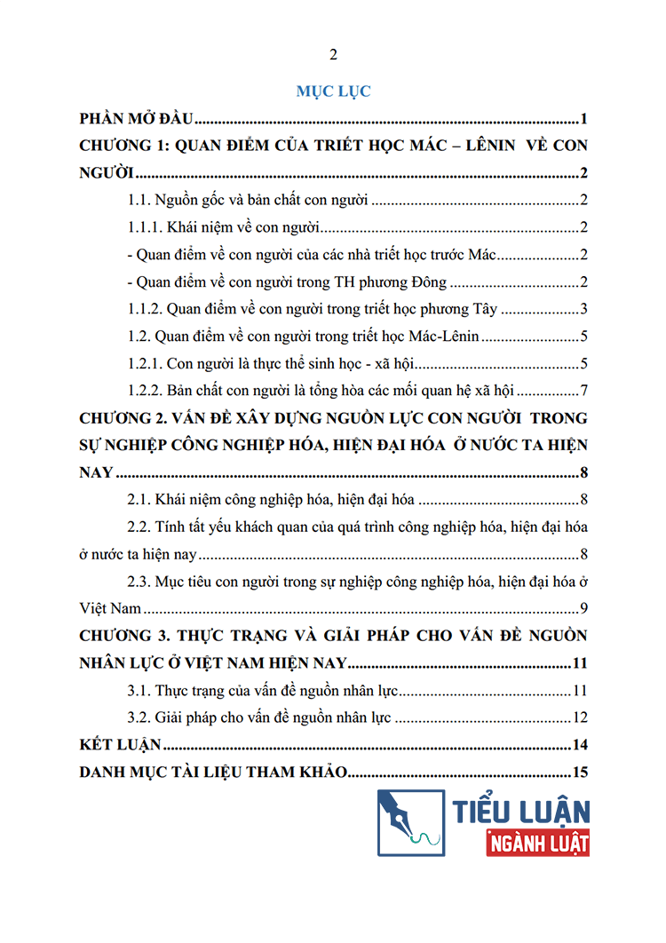 quan diem cua triet hoc mac lenin ve con nguoi va van de xay dung nguon luc con nguoi bai 3 2