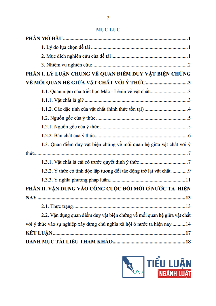 quan diem duy vat bien chung ve moi quan he giua vat chat voi y thuc va van dung vao cong cuoc doi moi bai 5 2