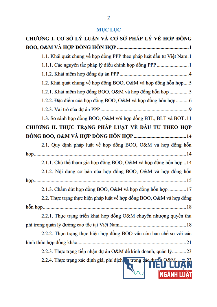 quy dinh phap luat ve dau tu theo hop dong boo om va hop dong hon hop 2