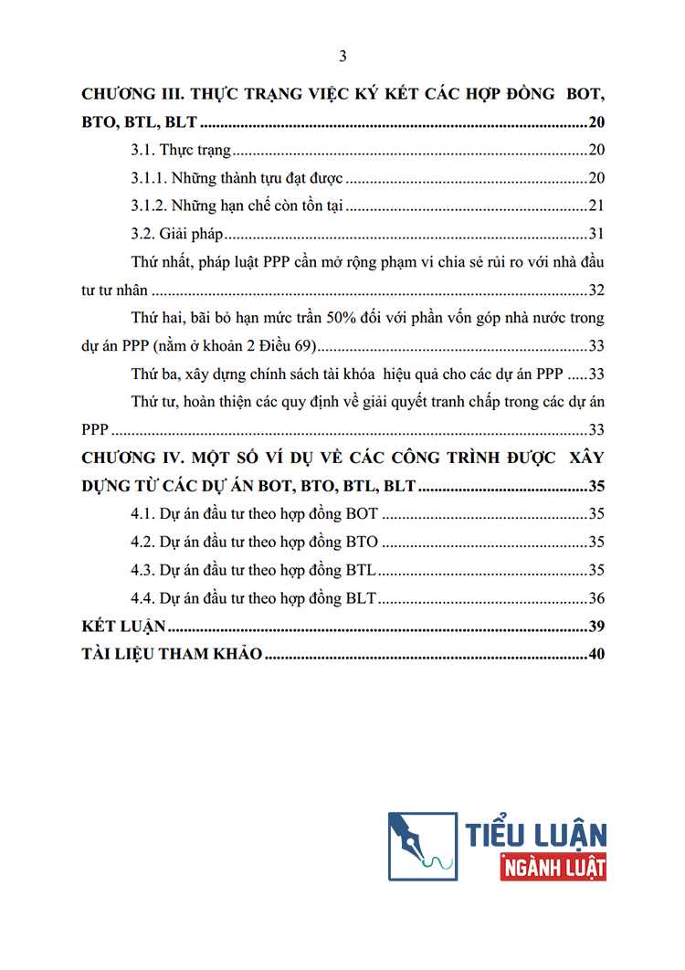 quy dinh phap luat ve dau tu theo hop dong bot bto btl blt 3