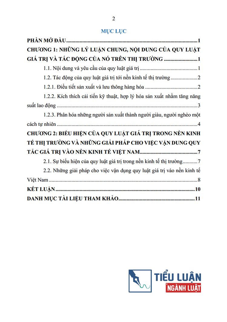 quy luat gia tri va su bieu hien cua no trong nen kinh te thi truong 2