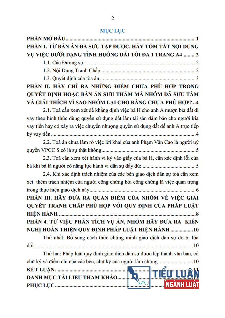 suu tam va binh luan mot ban an so tham cua toa an lien quan den viec tuyen bo hop dong vo hieu do bi lua doi 2