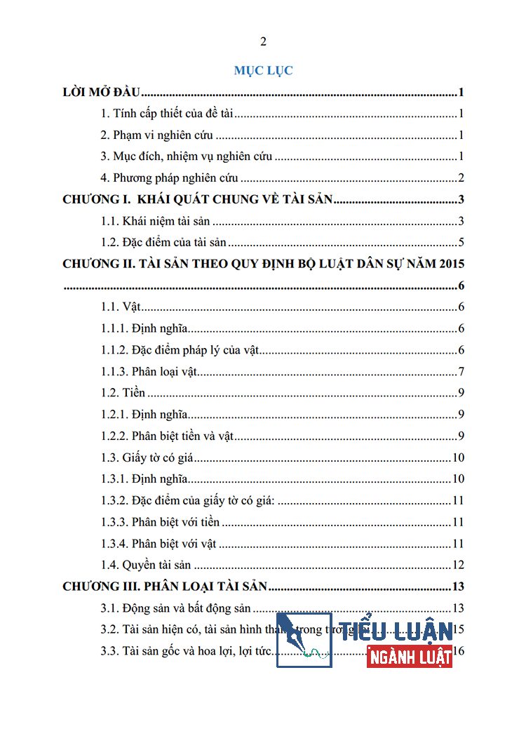tai san theo quy dinh cua phap luat dan su viet nam 2