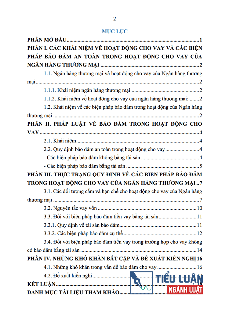 thuc trang quy dinh ve cac bien phap bao dam trong hoat dong cho vay cua ngan hang thuong mai 2 2