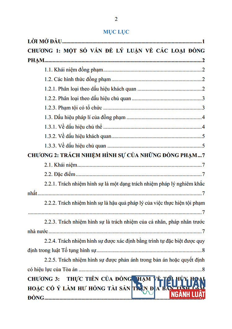 trach nhiem hinh su cua dong pham ve toi huy hoai hoac co y lam hu hong tai san thuc tien tinh lam dong 2