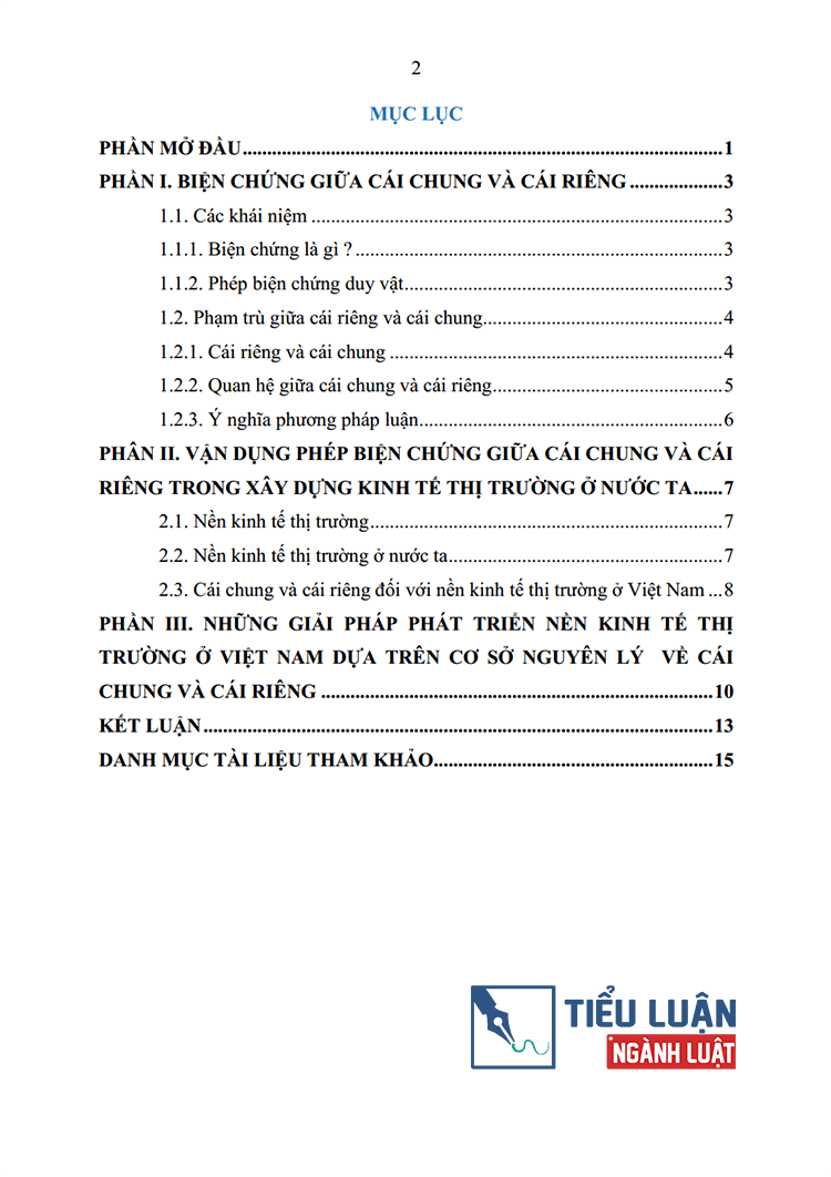 bien chung giua cai rieng va cai chung va van dung trong qua trinh xay dung kinh te thi truong bai 14 2
