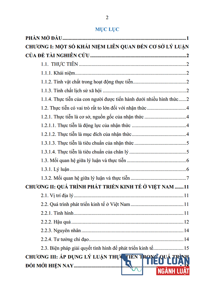 ly luan thuc tien va su van dung quan diem do vao qua trinh doi moi o viet nam 2