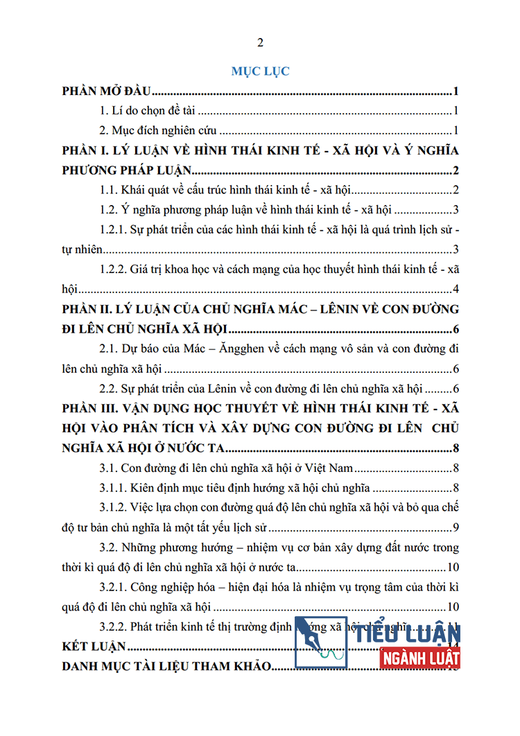 ly luan ve kinh te xa hoi voi con duong di len chu nghia xa hoi o nuoc ta 2