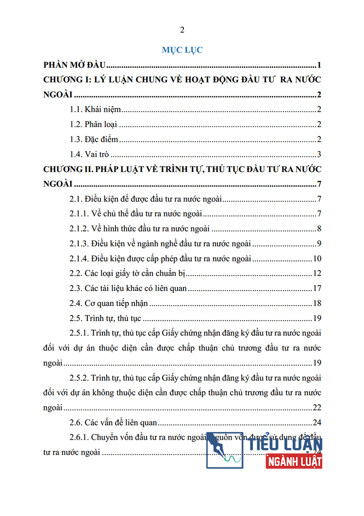 phap luat ve trinh tu thu tuc dau tu ra nuoc ngoai 2