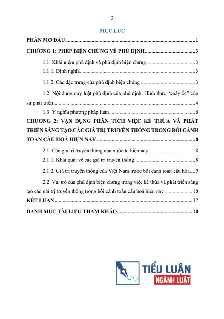 phep bien chung ve phu dinh va van dung phan tich viec ke thua va phat trien sang tao gia tri truyen thong bai 14 2