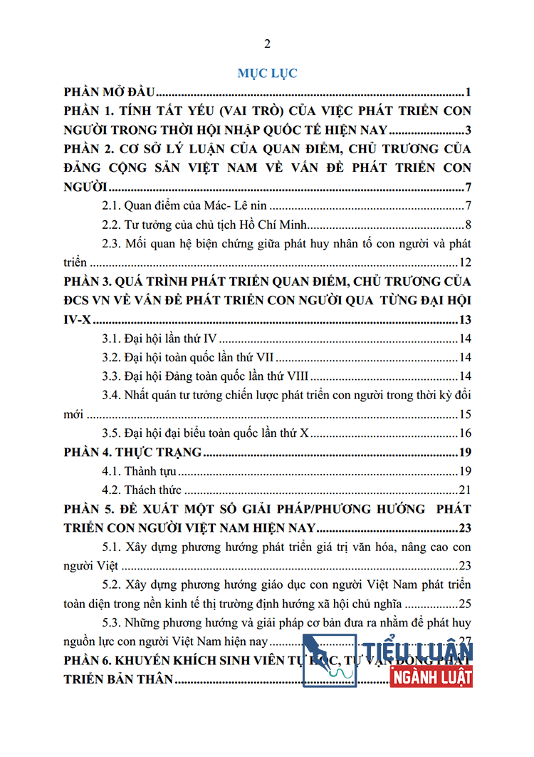 quan diem chu truong cua dang cong san viet nam ve phat trien con nguoi viet nam trong thoi hoi nhap quoc te hien nay 2