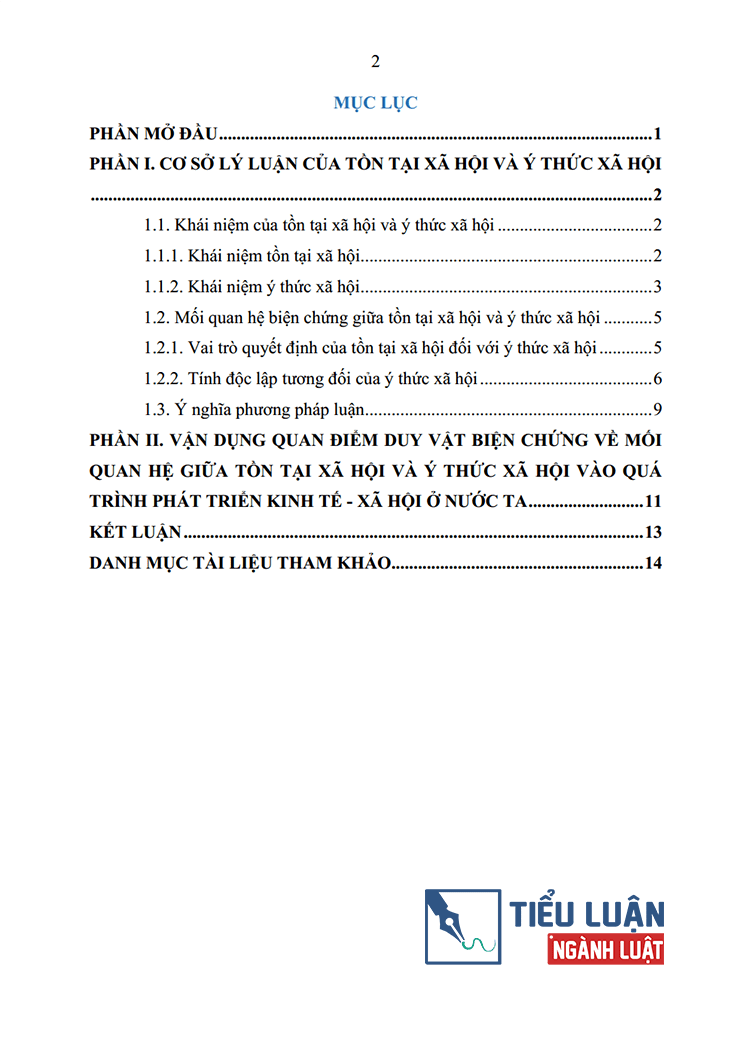 quan diem duy vat bien chung ve moi quan he giua ton tai xa hoi va y thuc xa hoi va van dung vao qua trinh phat trien kinh te xa hoi bai 2 2