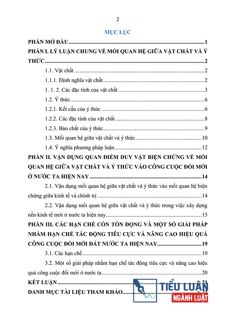 quan diem duy vat bien chung ve moi quan he giua vat chat voi y thuc va van dung doi moi bai 13 2