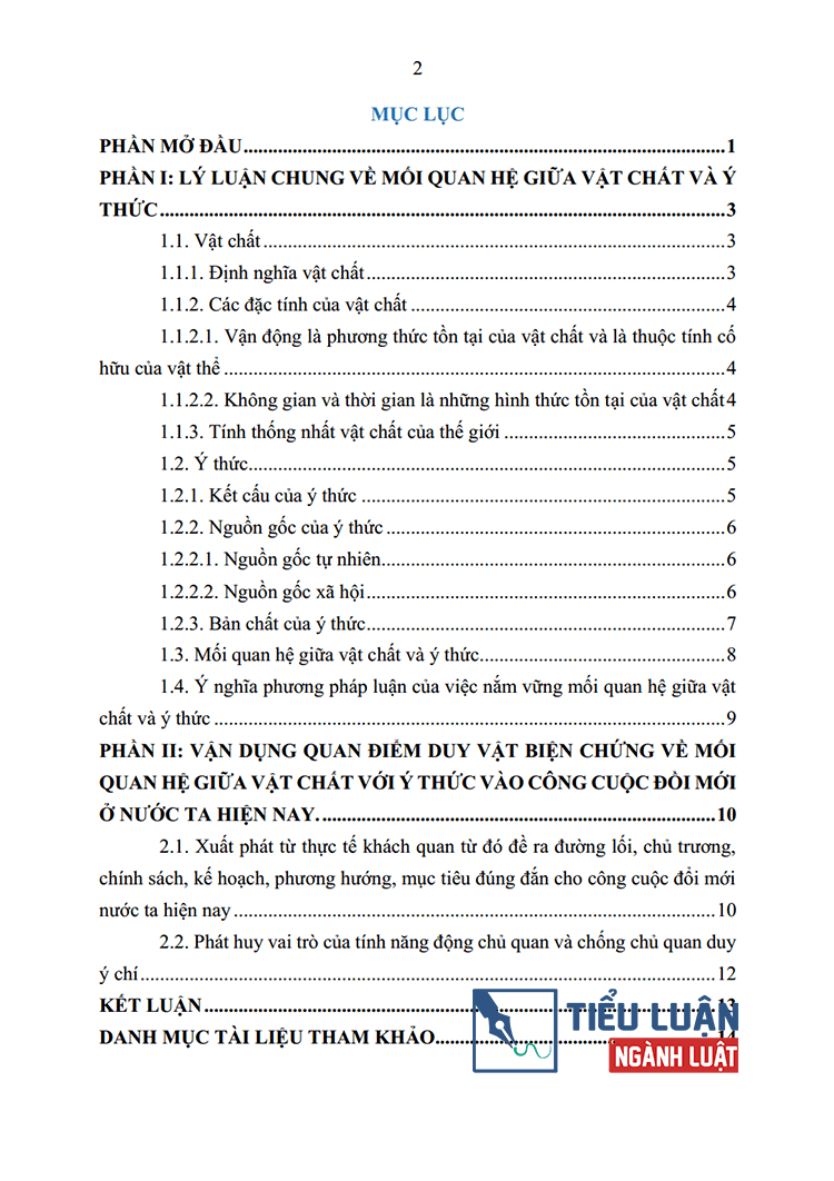 quan diem duy vat bien chung ve moi quan he giua vat chat voi y thuc va van dung vao cong cuoc doi moi bai 14 2