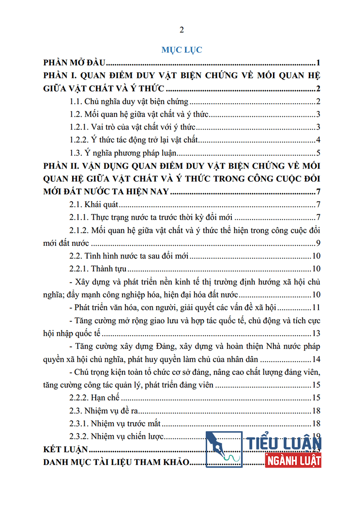 quan diem duy vat bien chung ve moi quan he giua vat chat voi y thuc va van dung vao cong cuoc doi moi bai 16 2