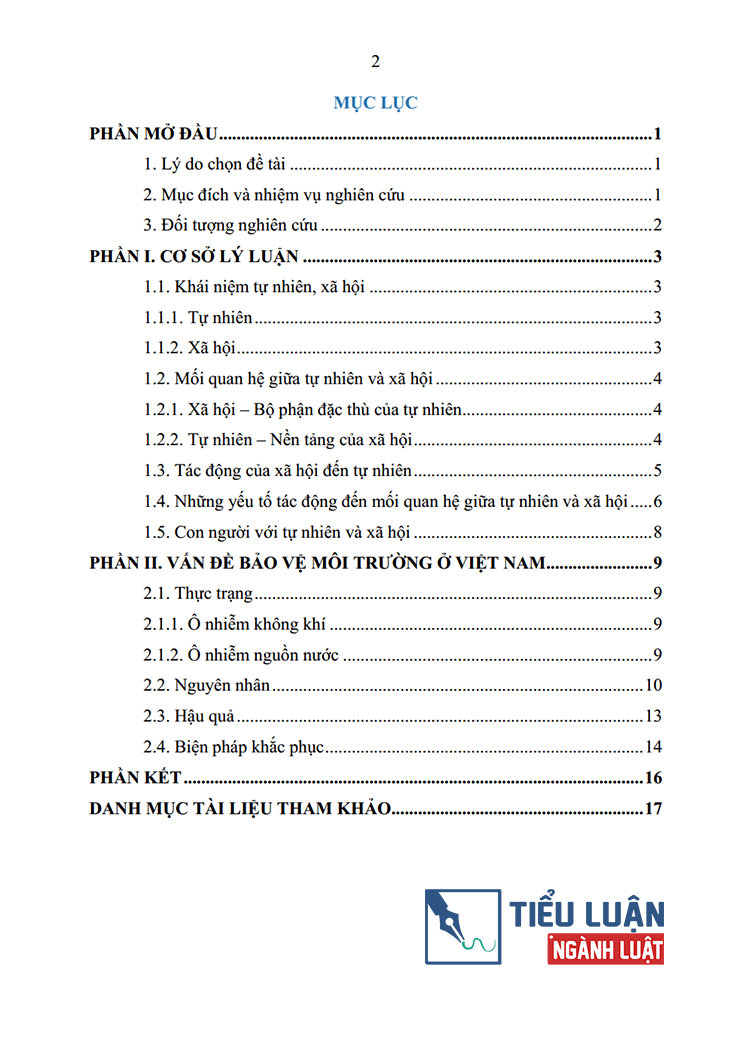 quan he giua xa hoi voi tu nhien va van de moi truong bao ve moi truong o viet nam hien nay bai 14 2