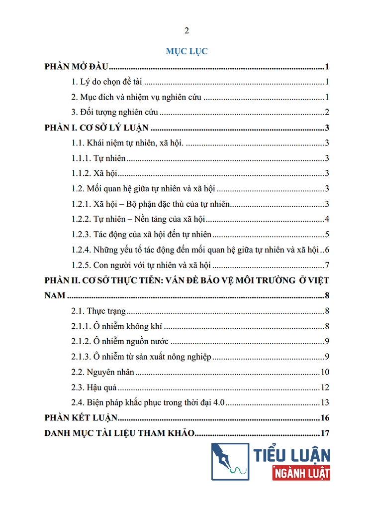 quan he giua xa hoi voi tu nhien va van de moi truong bao ve moi truong o viet nam hien nay bai 18 2