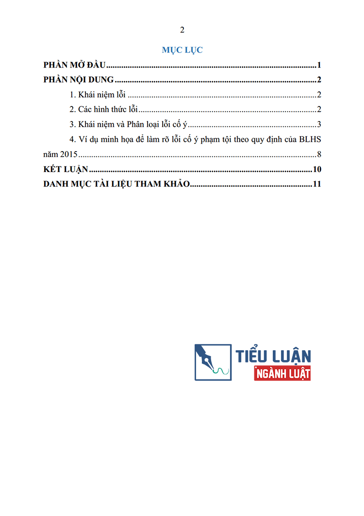 phan tich cho vi du minh hoa de lam ro loi co y pham toi theo quy dinh cua blhs nam 2015 bai 2 2