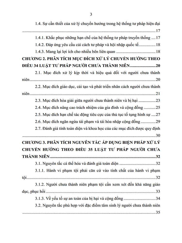 phan tich cac van de ly luan ve muc dich va nguyen tac ap dung bien phap xu ly chuyen huong 3