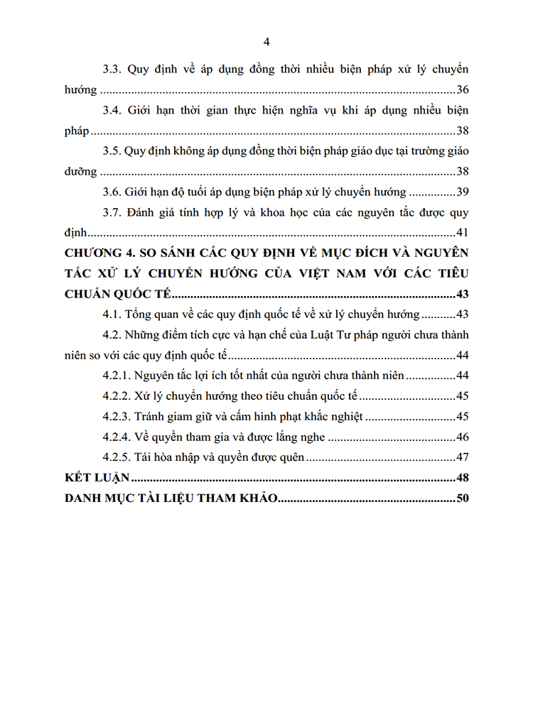 phan tich cac van de ly luan ve muc dich va nguyen tac ap dung bien phap xu ly chuyen huong 4