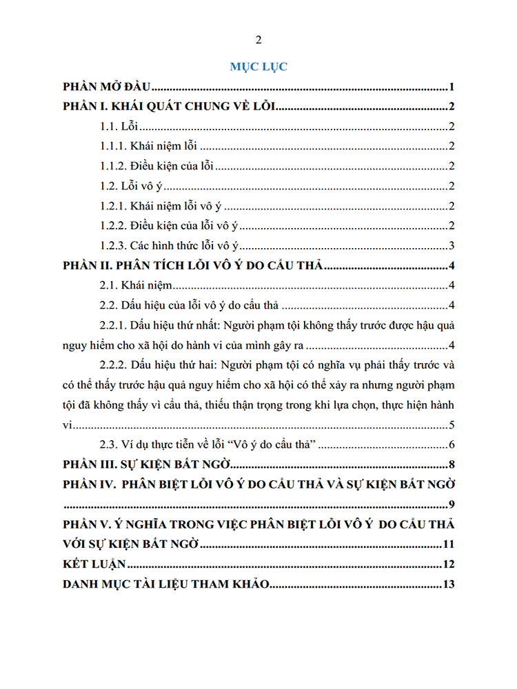 phan tich loi vo y do cau tha va phan biet loi vo y do cau tha voi su kien bat ngo 2