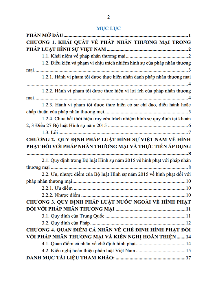 phap luat ve hinh phat doi voi phap nhan thuong mai mot so kho khan vuong mac va kien nghi hoan thien 2