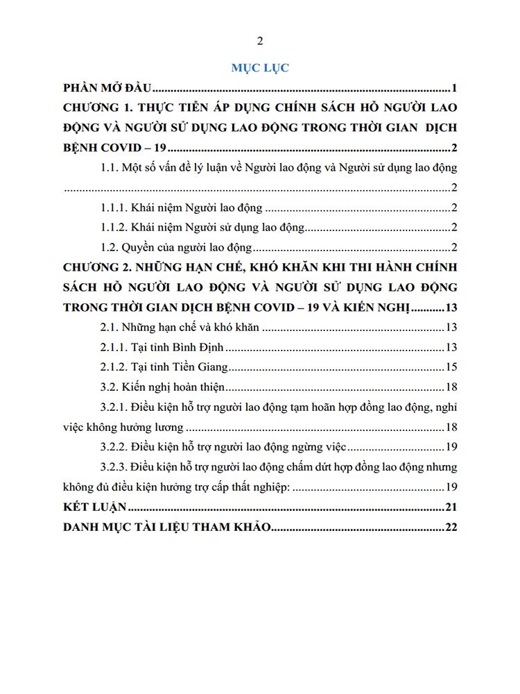 thuc trang phap luat an sinh xa hoi o viet nam chinh sach ho tro nguoi lao dong va nguoi su dung lao dong 2